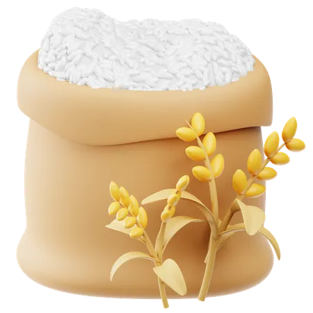 Rice Sack  3D Icon