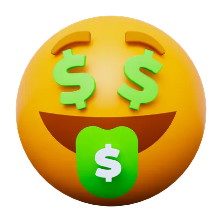 Rich Emoji  3D Icon