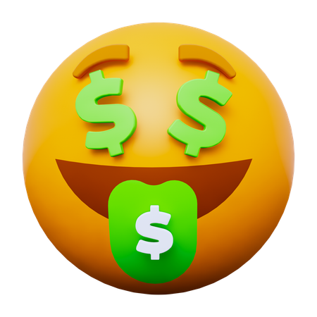 Rich Emoji  3D Icon