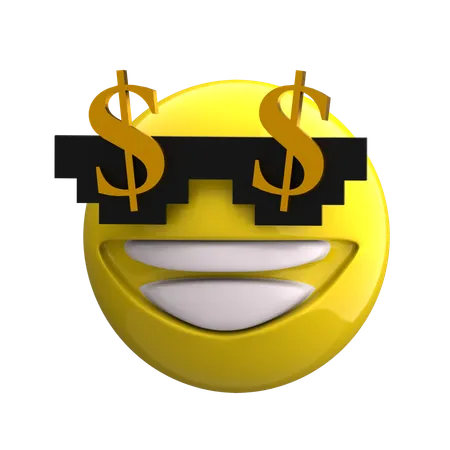 Riche emoji  3D Icon