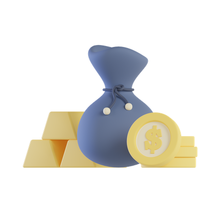 Richesse  3D Icon