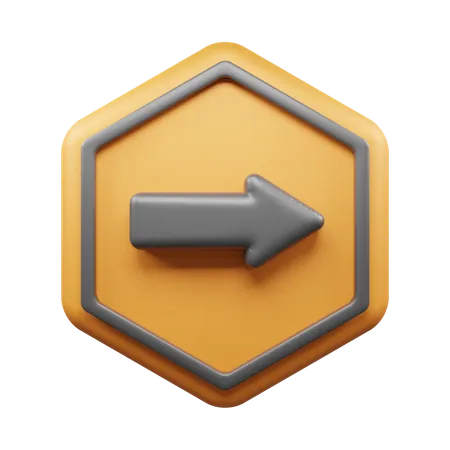 Richtiger Weg  3D Icon