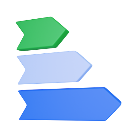 Richtungsdiagramm  3D Icon