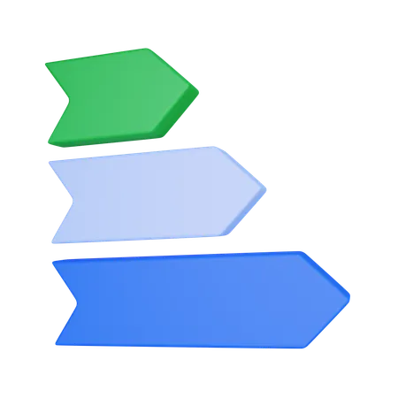 Richtungsdiagramm  3D Icon