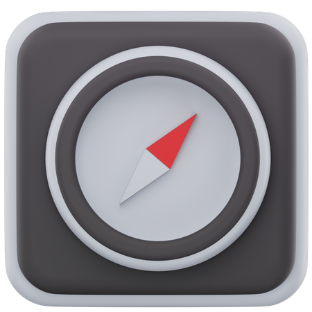 Richtungskompass  3D Icon