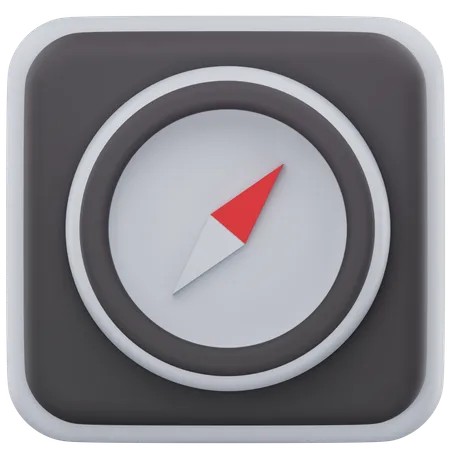 Richtungskompass  3D Icon