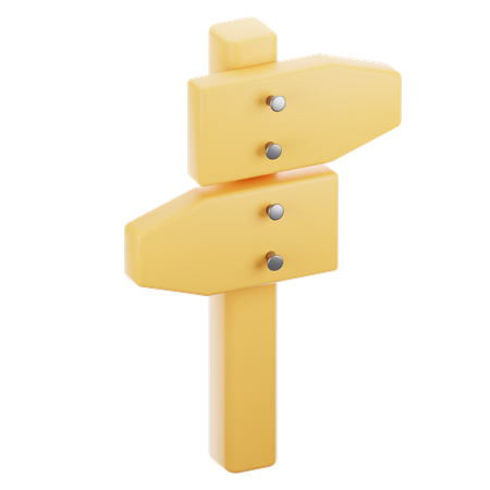 Richtungstafel  3D Icon