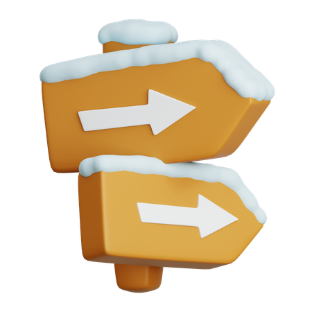 Richtungstafel  3D Icon