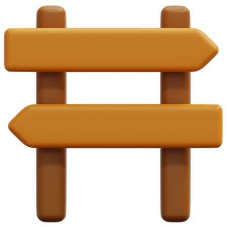 Richtungstafel  3D Icon