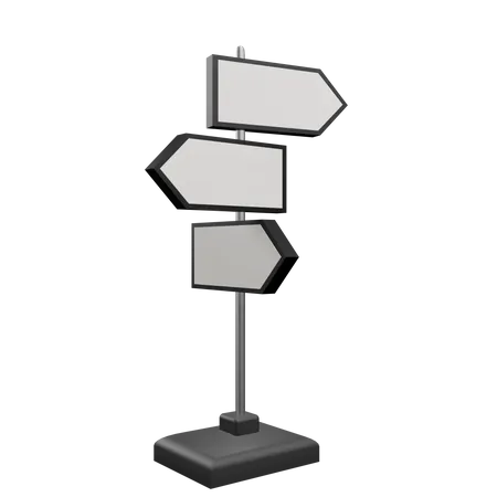 Richtungstafel  3D Icon