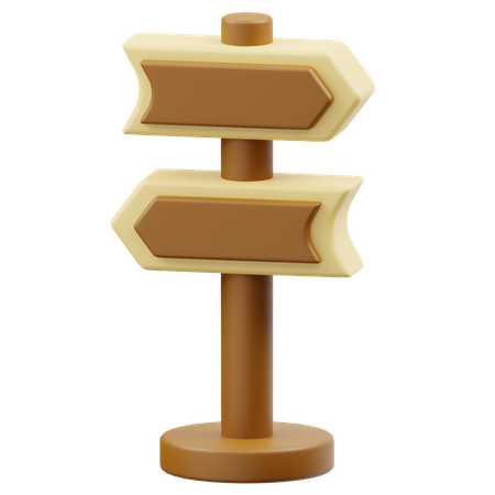 Richtungstafel  3D Icon