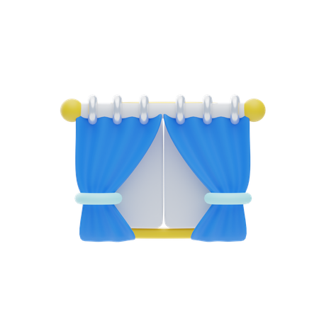 Rideaux  3D Icon