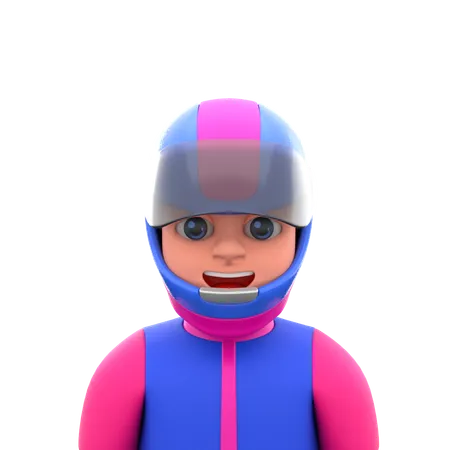 Rider  3D Icon