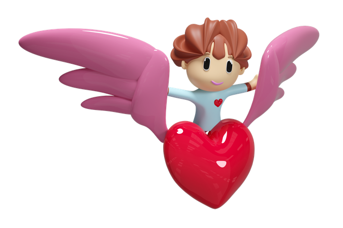Riding Heart  3D Icon