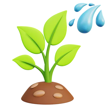 Riego de plantas  3D Icon