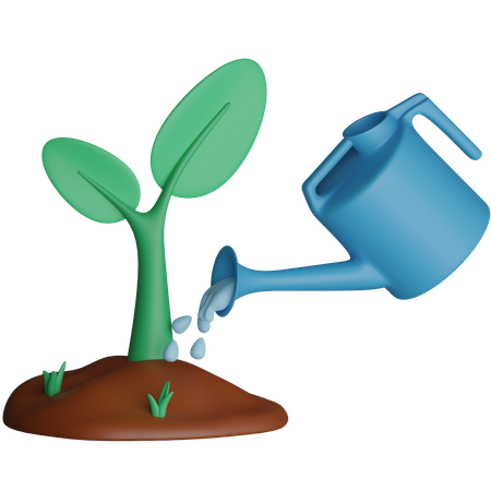 Planta de riego  3D Icon