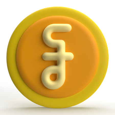 Riel  3D Icon