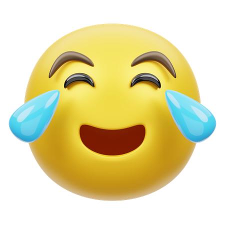 Riendo con lágrimas  3D Emoji