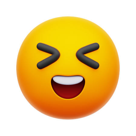 Emoji riendo  3D Icon