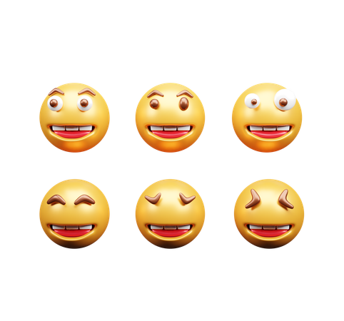 Emoji riendo  3D Icon