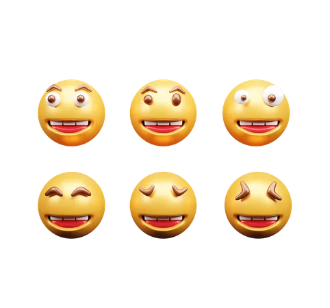 Emoji riendo  3D Icon