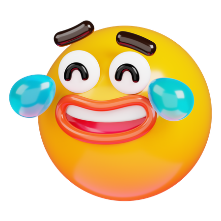 Emoji riendo  3D Icon