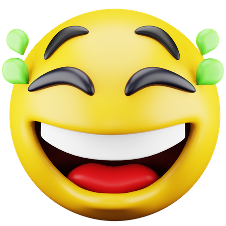 Emoji riendo  3D Icon