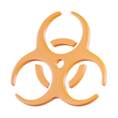 Riesgo biológico  3D Icon