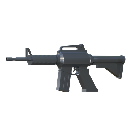 Rifle de assalto  3D Icon