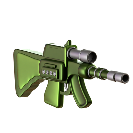 Rifle de assalto  3D Icon