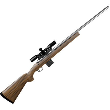 Rifle de atirador  3D Icon