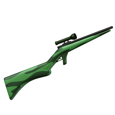 Rifle de atirador  3D Icon