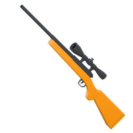 Rifle de atirador  3D Icon