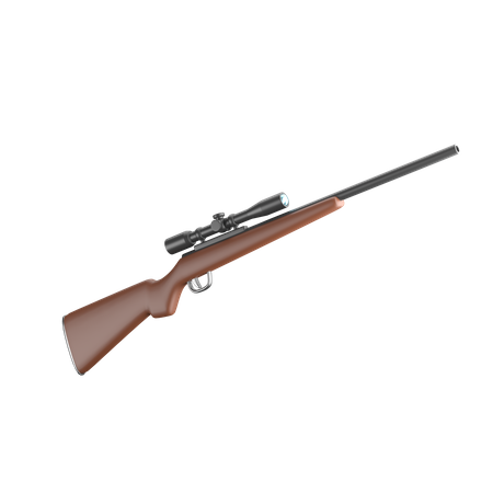 Rifle de francotirador  3D Icon