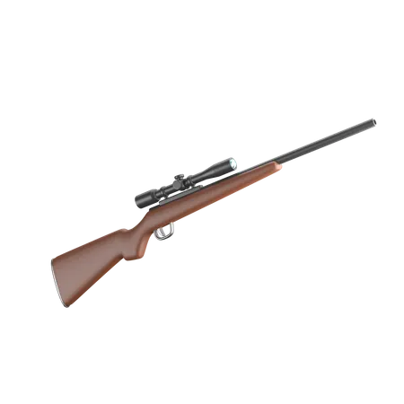 Rifle de francotirador  3D Icon