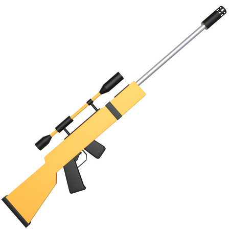 Rifle de francotirador  3D Icon
