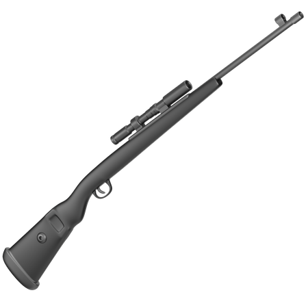 Rifle de francotirador  3D Icon