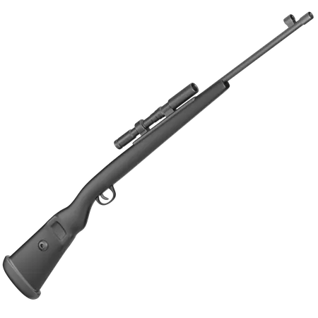 Rifle de francotirador  3D Icon