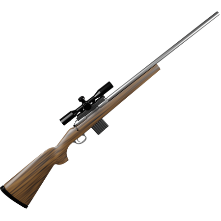 Rifle de francotirador  3D Icon