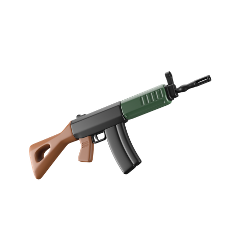 Rifle Gun  3D Icon