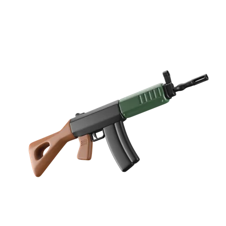 Rifle Gun  3D Icon