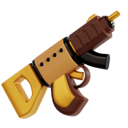 Rifle Gun  3D Icon