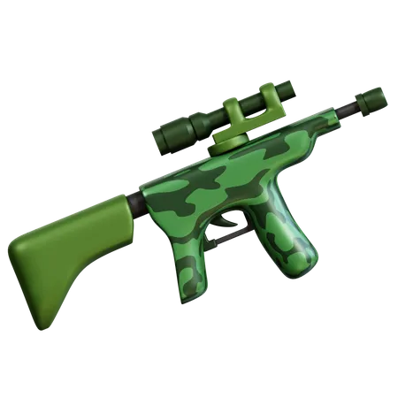 Rifle Gun  3D Icon
