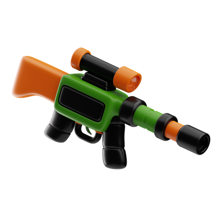 Rifle militar  3D Icon