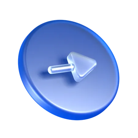 Right  3D Icon