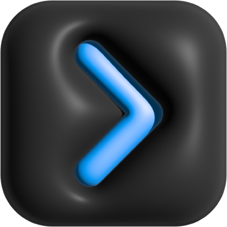 Right  3D Icon