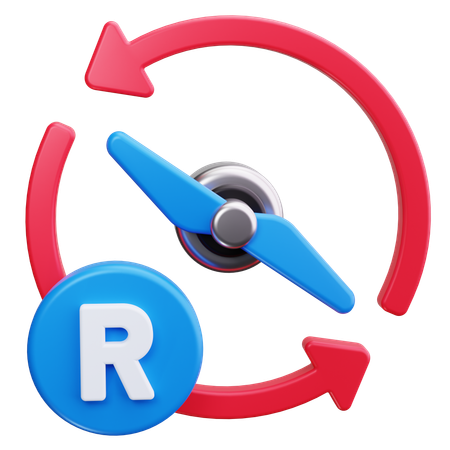 Right  3D Icon