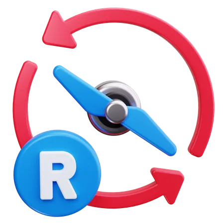 Right  3D Icon