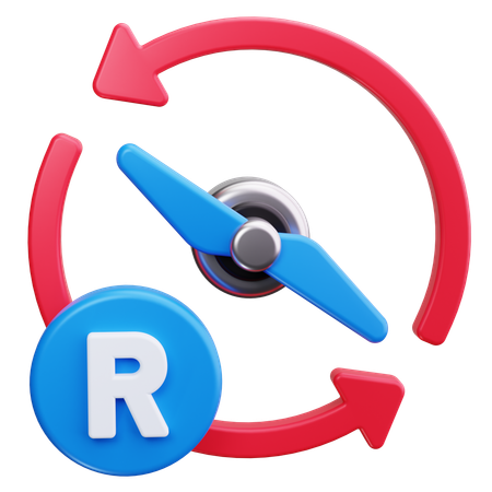 Right  3D Icon