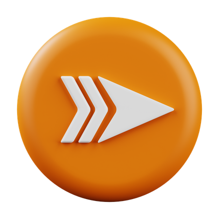 Right  3D Icon